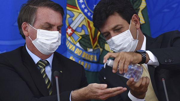 Jair Bolsonaro,Luiz Henrique Mandetta Jair Bolsonaro,Luiz Henrique Mandetta