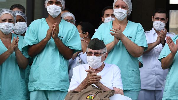 Brazilian 99-year-old former WWII combatant Ermando Armelino Piveta Brazilian 99-year-old former WWII combatant Ermando Armelino Piveta