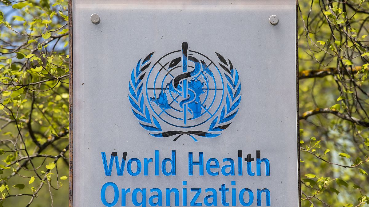 شعار منظمة الصحة العالمية في جنيف سويسرا 