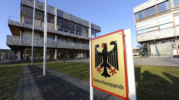 Blick auf das Bundesverfassungsgericht in Karlsruhe Blick auf das Bundesverfassungsgericht in Karlsruhe