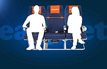 EasyJet mantendrá libre el asiento del medio para guardar la distancia social