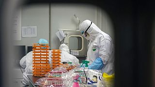 تصویری از آزمایشگاه ویروس‌شناسی ووهان. فوریه ۲۰۲۰