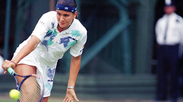 Conchita Martinez, Wimbledon, June 24, 1994 Conchita Martinez, Wimbledon, June 24, 1994