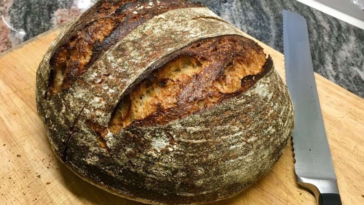 Pan casero en una cocina de Londres