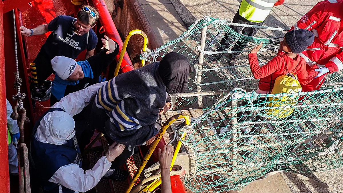 Salvamento de migrantes no Mediterrâneo