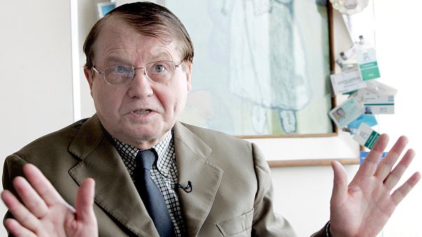 Fransız Nobel Ödüllü virolog Luc Montagnier, 5 Haziran 2006 Fransız Nobel Ödüllü virolog Luc Montagnier, 5 Haziran 2006