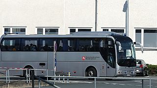 Yunanistan'da ayrılan mülteci çocukları taşıyan otobüs/Almanya