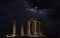 Yunanistan'ın başkenti Atina'daki Apollo Tapınağı