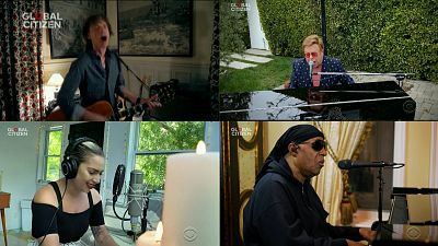 Gaga, McCartney, Elton John and more offer hope at all-star event fighting COVID-19