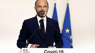French Prime Minister Edouard Philippe gives a press conference updating the nation COVID-19