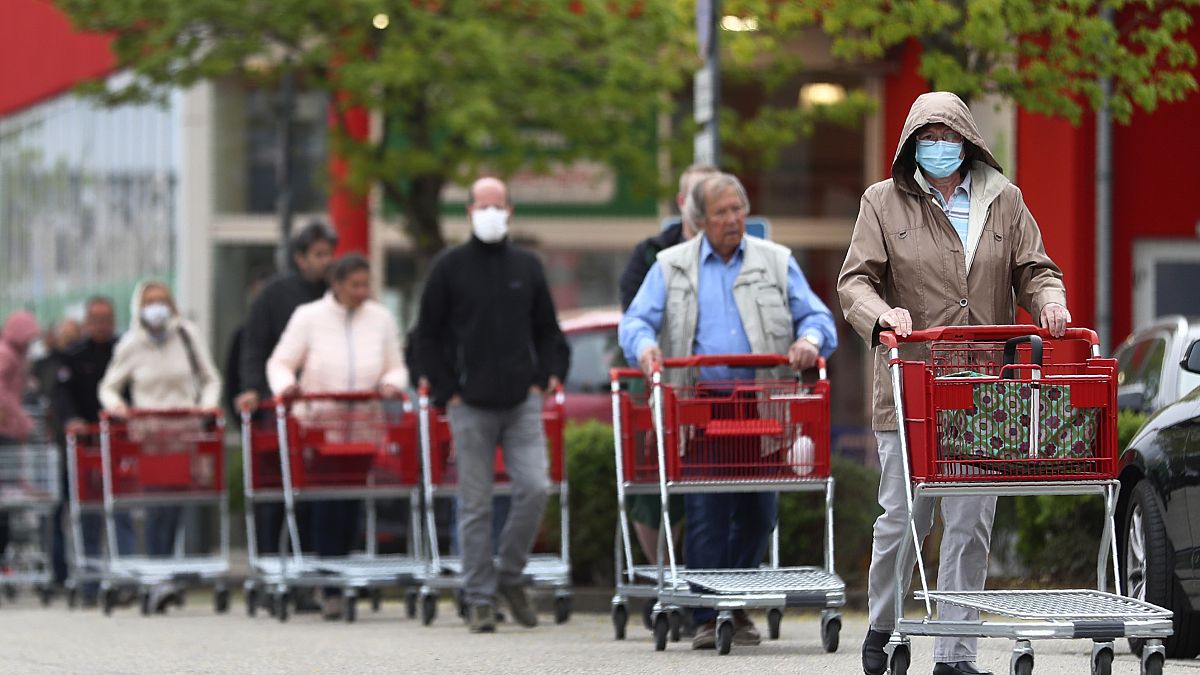 Coronavirus: Germany reopens small shops as it seeks to avoid 'on-off lockdown situation'