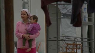 Flüchtlingsunterkunft in Griechenland unter Corona-Quarantäne 