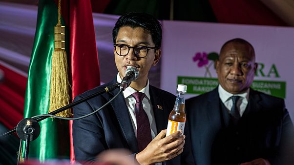 Madagaskar Cumhurbaşkanı Andry Rajoelina Madagaskar Cumhurbaşkanı Andry Rajoelina