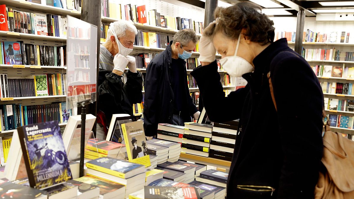 Book stores have reopened in Italy under strict conditions