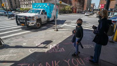 نمایی از کلان‌شهر نیویورک؛ کانون شیوع کرونا در آمریکا