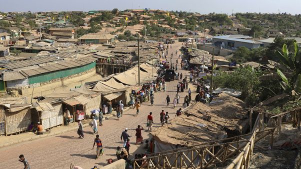Bangladeş'e sığınan Rohingyaların kaldığı Kutupalong Mülteci kampı Bangladeş'e sığınan Rohingyaların kaldığı Kutupalong Mülteci kampı