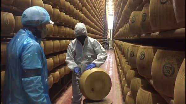 Italien trotzt der Corona-Krise - Produktion von Parmesan geht weiter Italien trotzt der Corona-Krise - Produktion von Parmesan geht weiter
