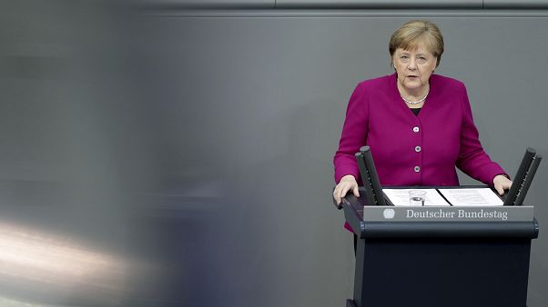 Angela Merkel reitera su rechazo a una deuda común pero ofrece una mayor contribución para la UE Angela Merkel reitera su rechazo a una deuda común pero ofrece una mayor contribución para la UE