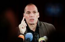 Former Greek Finance Minister Yanis Varoufakis at a news conference about the launch of the left-wing 'Democracy in Europe Movement 2025' in Berlin, Germany, Feb. 9, 2016