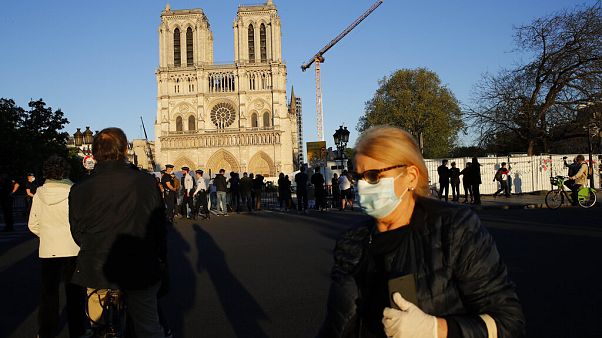 APTOPIX Virus Outbreak France Notre Dame APTOPIX Virus Outbreak France Notre Dame