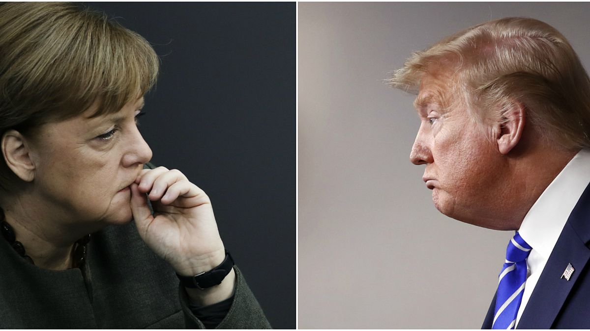 Trump e le iniezioni di disinfettante vs il pensiero scientifico della ricercatrice Angela Merkel 