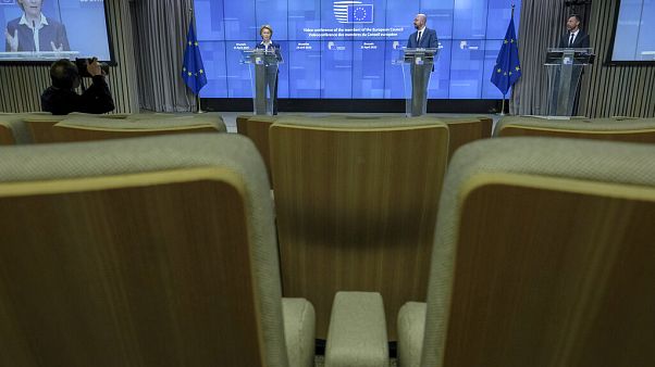 Virus Outbreak Europe EU Summit Virus Outbreak Europe EU Summit