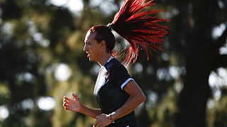 APTOPIX Argentina Transgender Soccer Player