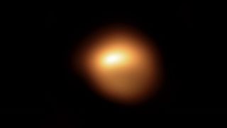 The European Southern Observatory (ESO) on February 14, 2020, shows the red supergiant star Betelgeuse,