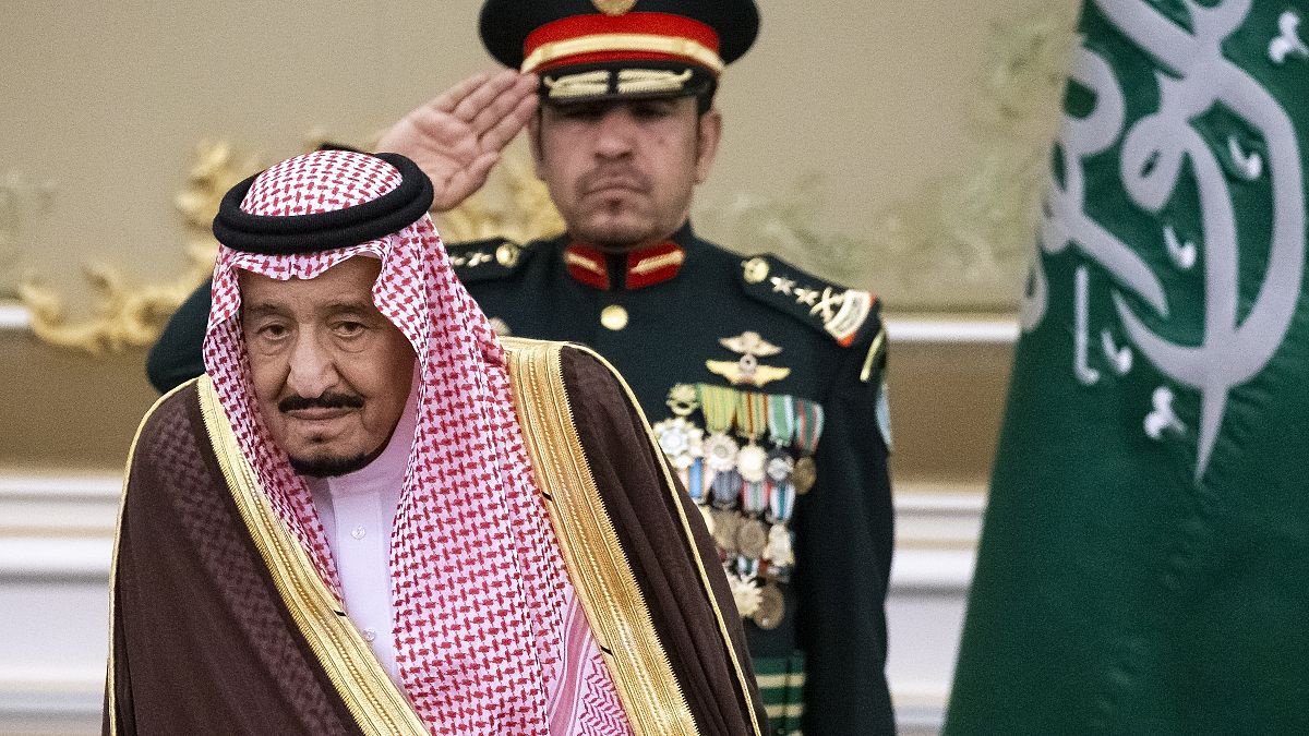 Saudi Arabia's King Salman in October 2019.