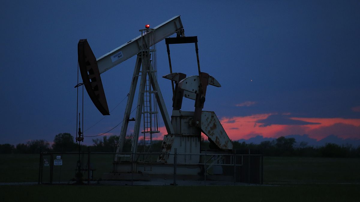 Oklahoma eylateindeki bir petrol kuyusu