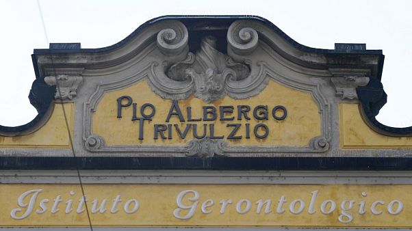 Pio Albergo Trivulzio retirement home in Milan (Photo by MIGUEL MEDINA / AFP) Pio Albergo Trivulzio retirement home in Milan (Photo by MIGUEL MEDINA / AFP)