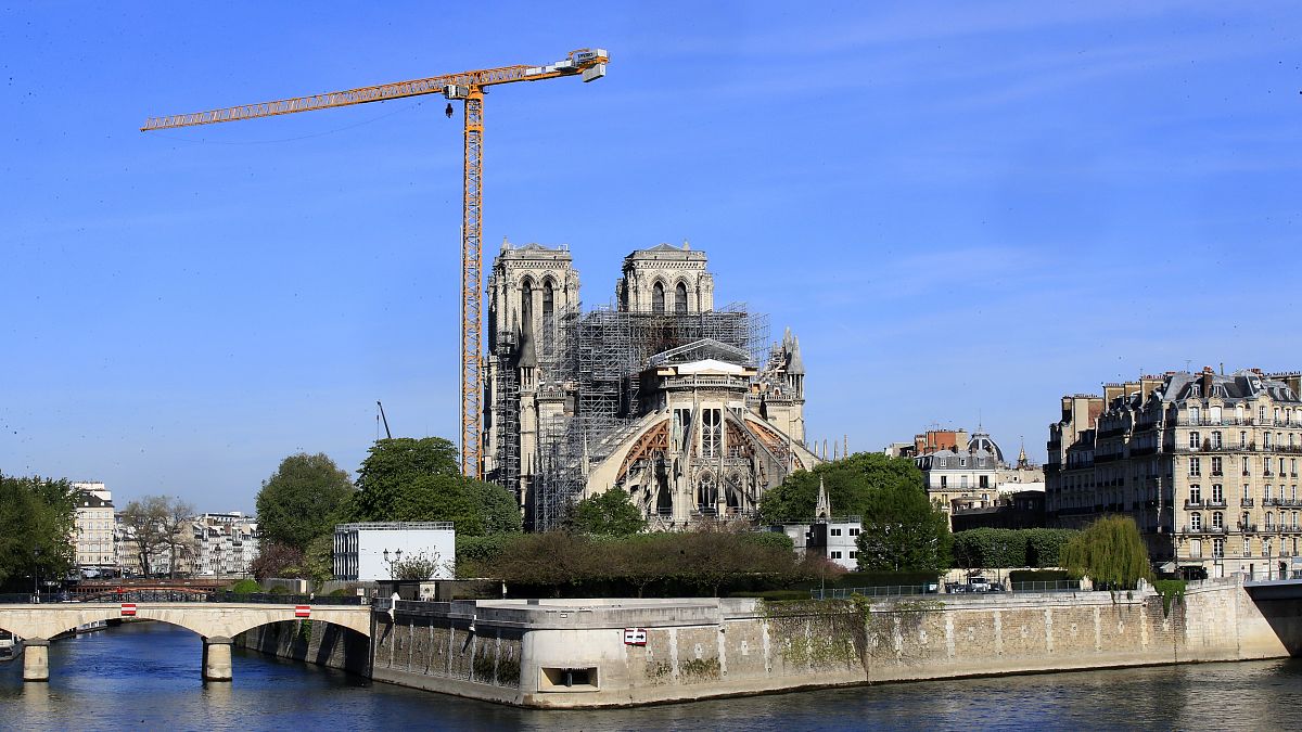 Las obras de reconstrucción de Notre Dame retoman su curso