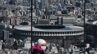 Tokyo'daki Yeni Ulusal Stadyum ertelenen Olimpiyatlar gerçekleştirilirse açılış gösterilerine ev sahipliği yapacak