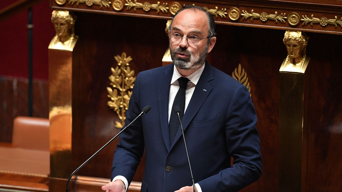 Le Premier ministre français, Edouard Philippe, à l'Assemblé nationale, le 28 avril 2020.