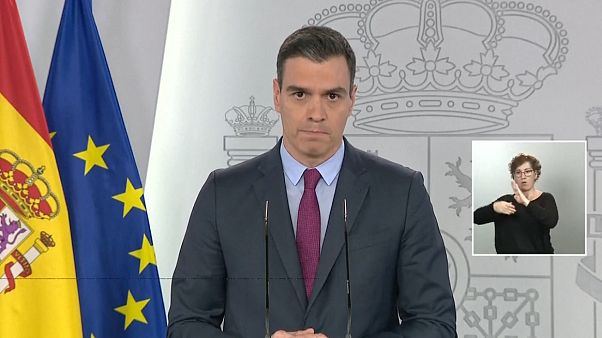 Pedro Sánchez anuncia un plan "gradual" y "asimétrico" para la desescalada del confinamiento Pedro Sánchez anuncia un plan "gradual" y "asimétrico" para la desescalada del confinamiento
