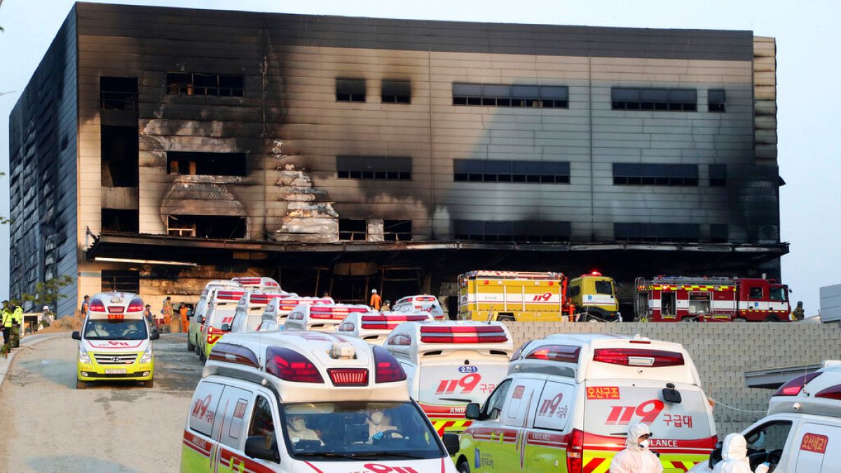 Güney Kore'de şantiyede yangın: En az 38 ölü