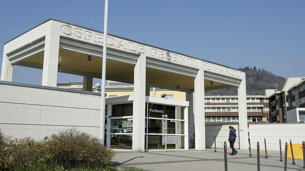 Hospital Pesenti Fenaroli en las cercanías de Bérgamo