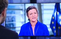 EU-Kommissions-Vizepräsidentin Margrethe Vestager im Euronews-Interview