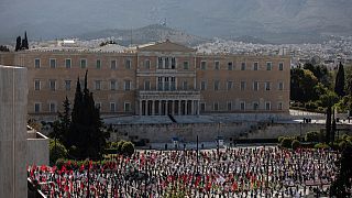 Αθήνα: Εργατική Πρωτομαγιά εν μέσω κορονοϊού
