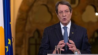 President Nicos Anastasiades explaining Cyprus' lockdown exit strategy. April 29, 2020, Nicosia