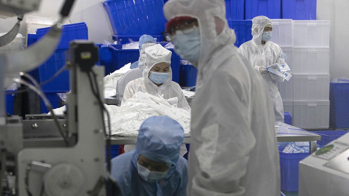 Virus Outbreak China Medical Exports