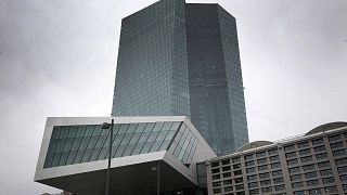  مقر البنك المركزي الأوروبي في فرانكفورت، ألمانيا، 12 مارس 2020