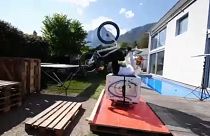 شاهد: استعراض منزلي لفنون ركوب الدراجات الهوائية في النمسا