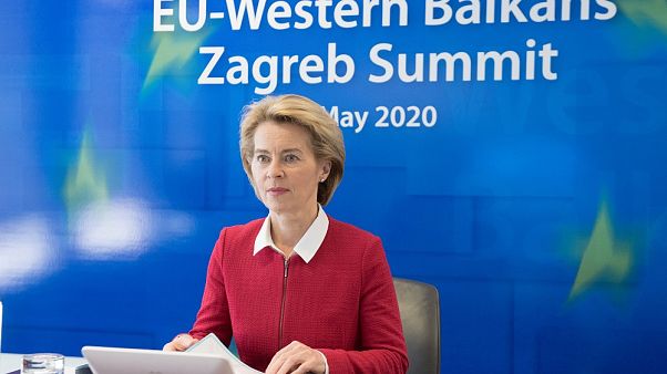 Participation of Ursula von der Leyen, President of the European Commission, at the video conference of the EU and Western Balkans leaders Participation of Ursula von der Leyen, President of the European Commission, at the video conference of the EU and Western Balkans leaders