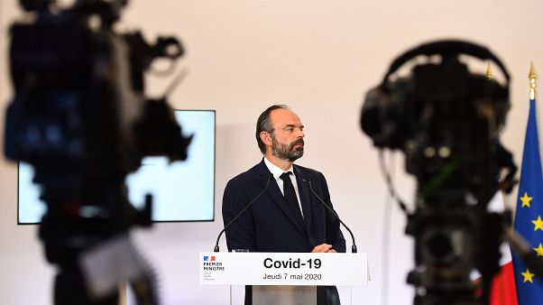 Frankreichs Regierungschef Edouard Philippe stellt die Pläne der Regierung vor. May 7, 2020 (Photo: CHRISTOPHE ARCHAMBAULT / POOL / AFP) Frankreichs Regierungschef Edouard Philippe stellt die Pläne der Regierung vor. May 7, 2020 (Photo: CHRISTOPHE ARCHAMBAULT / POOL / AFP)