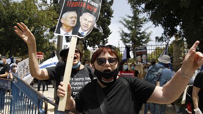 ویدئو؛ تظاهرات علیه بنیامین نتانیاهو در خیابان‌های تل‌آویو