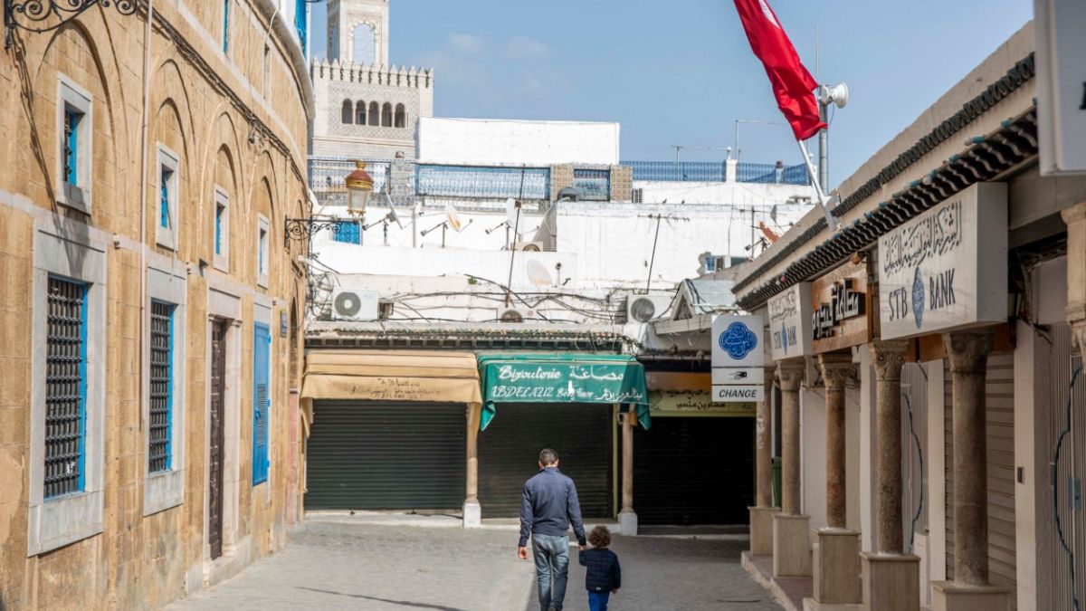 متاجر مغلقة في تونس - المدينة العتيقة - 2020/03/20
