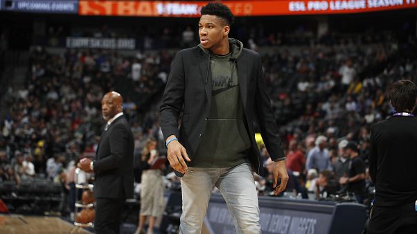 Milwaukee Bucks forward Giannis Antetokounmpo Milwaukee Bucks forward Giannis Antetokounmpo