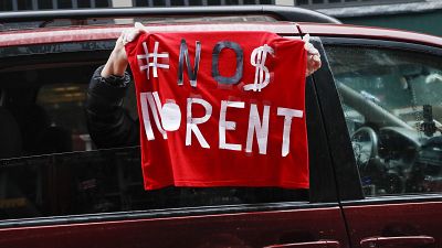 A bérleti díjak nem fizetésével tüntetnek New Yorkban 