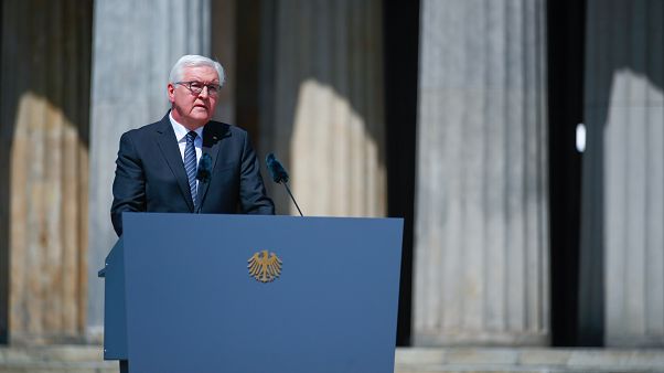 Deutscher Bundespräsident Frank-Walter Steinmeier (Photo by HANNIBAL HANSCHKE / POOL / AFP) Deutscher Bundespräsident Frank-Walter Steinmeier (Photo by HANNIBAL HANSCHKE / POOL / AFP)